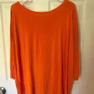 Piko Mid Sleeve Orange Tee Size Medium